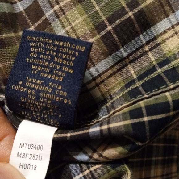 Saltaire Button Down Shirt Collared Pocketed Long Sleeve Business Casual XXL - Picture 11 of 12